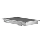 24" x 30" Stainless Steel Floor Trough Drain, 14-Gauge with Subway-Style Grating & Removable Drain Basket, NSF Listed (KM-FTG-2430)